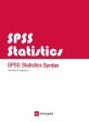SPSS statistics syntax