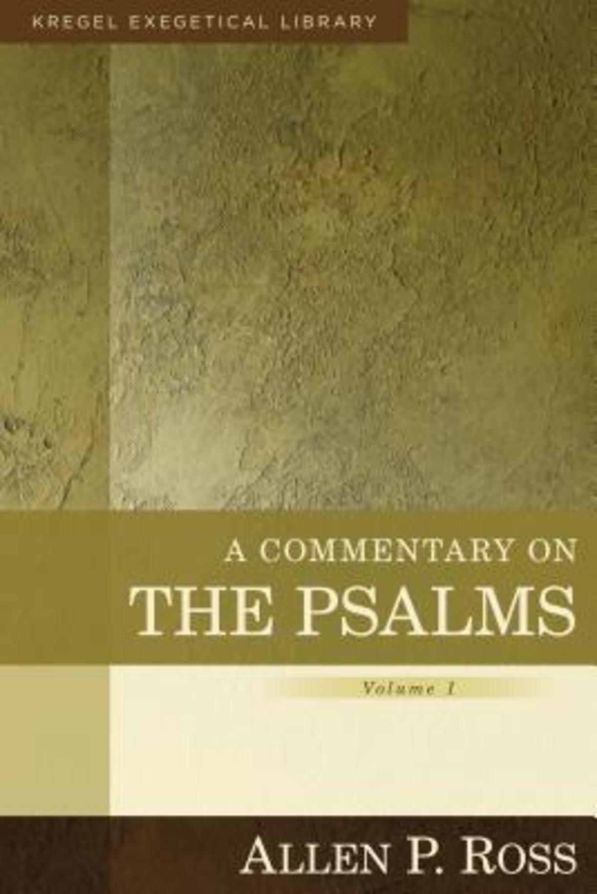 A Commentary on the Psalms. volume 1 : 1-41