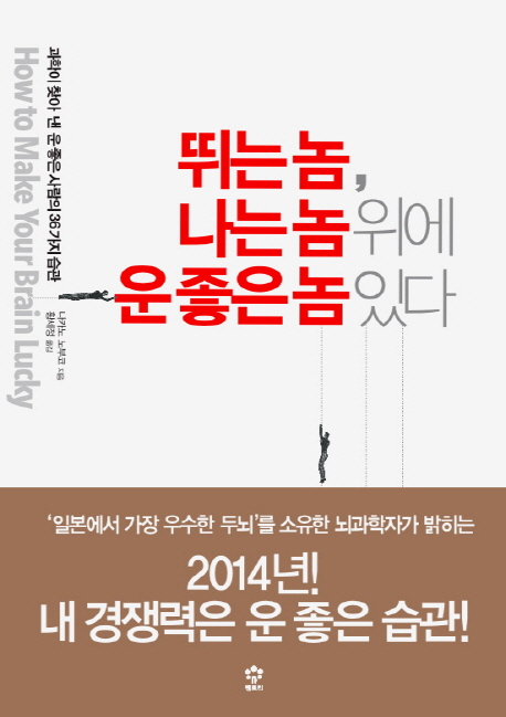 뛰는 놈, 나는 놈 위에 운 좋은 놈 있다 :과학이 찾아 낸 운 좋은 사람의 36가지 습관 =How to make your brain lucky 