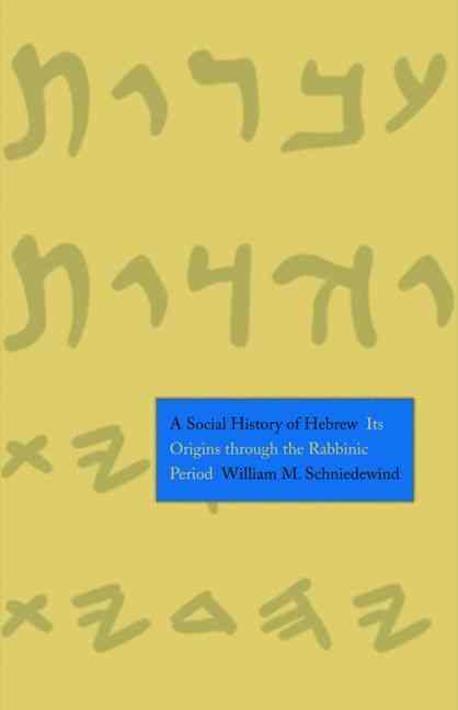 A Social History of Hebrew : Its Origins Through the Rabbinic Period