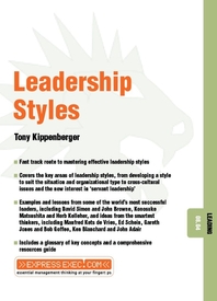 Leadership styles - [electronic resource]  : Tony Kippenberger.