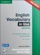 English Vocabulary in Use Advanced : Vocabulary reference and practice with answers