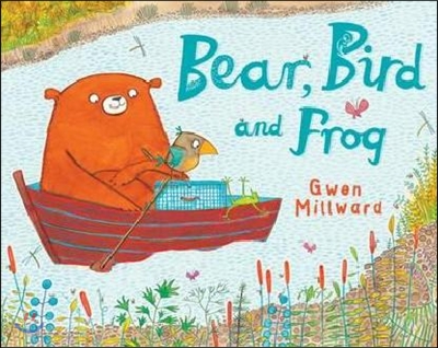 Bear, bird and frog