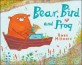 Bear, bird and frog 