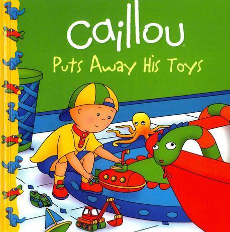 Caillou puts away his toys