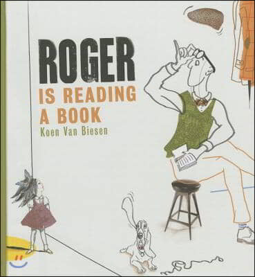 Roger is reading a book