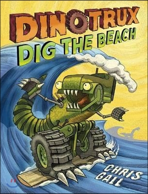 Dinotrux dig the beach