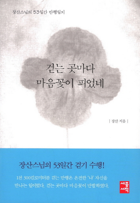 걷는 곳마다 마음꽃이 피었네  : 장산스님의 53일간 만행일지