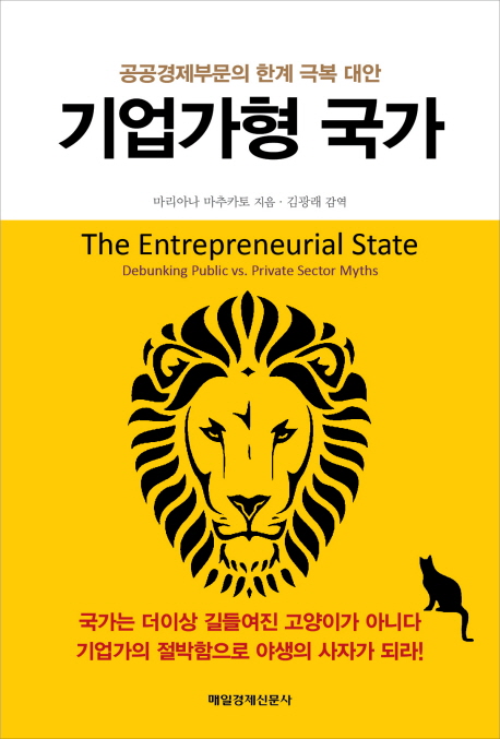 기업가형 국가 / 마리아나 마추카토 지음  ; 김광래 감역.