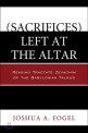 (Sacrifices) left at the altar  - [electronic resource]  : reading tractate Zevachim of the Babylonian Talmud