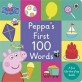 Peppa Pig: Peppa's First 100 Words (Board Book)