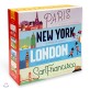 세계 도시 낱말 책 4종 세트 (형태, 색깔, 반대말, 숫자 영단어) : Hello World 4 Book Boxed Set (Board book, 4권) (4 Boardbooks)