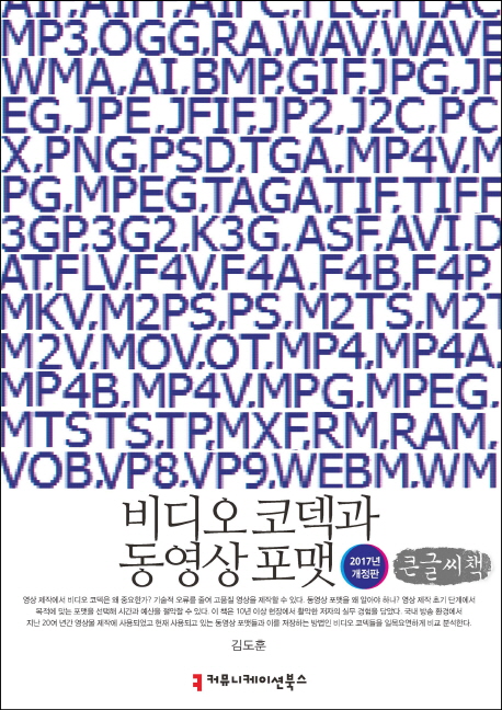 비디오 코덱과 동영상 포맷 : 큰글씨책 표지이미지
