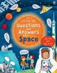 Questions and answers about space: lift-the flap