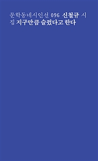 지구만큼 슬펐다고 한다 : 신철규 시집