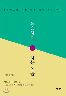 느슨하게 사는 연습  : 스트레스에 지친내 몸과 마음을 쉬게 하는 셀프 이완 명상