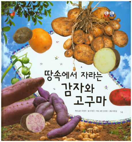 땅속에서 자라는 감자와 고구마