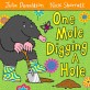 One mole digging a hole