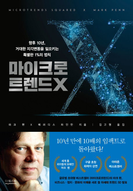 마이크로 트렌드X : 향후 10년, 거대한 지각변동을 일으키는 특별한 1%의 법칙