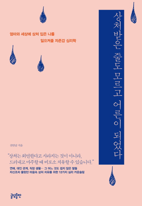 상처받은 줄도 모르고 어른이 되었다 : 엄마와 세상에 상처 입은 나를 일으켜줄 자존감 심리학