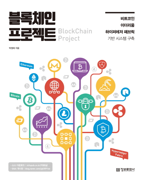 블록체인 프로젝트 = Blockchain project  : 비트코인, 이더리움, 하이퍼레저 패브릭 기반 시스템 구축
