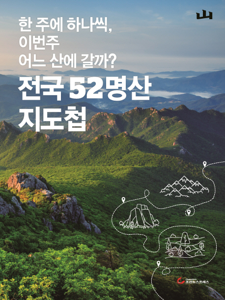 전국 52명산 지도첩 