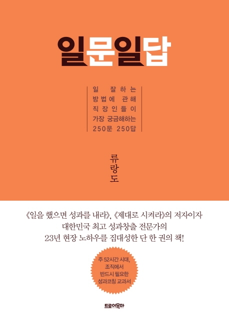 일문일답 : 일 잘하는 방법에 관해 직장인들이 가장 궁금해하는 250문 250답