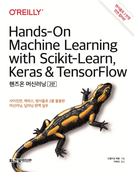 핸즈온 머신러닝: 사이킷런, 케라스, 텐서플로 2를 활용한 머신러닝, 딥러닝 완벽 실무