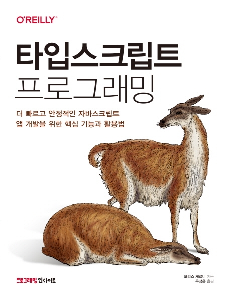 타입스크립트 프로그래밍 : 더 빠르고 안정적인 자바스크립트 앱 개발을 위한 핵심 기능과 활용법 