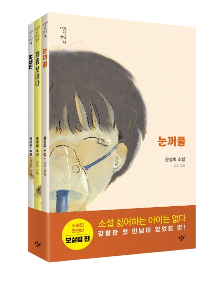 소설의 첫 만남 세트: 보살핌(전3권) (눈꺼풀 + 개를 보내다 + 멍세핀)