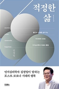 적정한 삶 (불안한 시대를 살아가는 우리에게 건네는 인지심리학의 위로와 통찰) (저자: 김경일) 책 표지