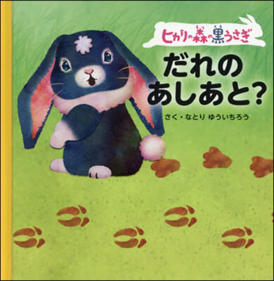 ヒカリの森の黒うさぎだれのあしあと?