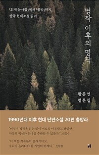 명작 이후의 명작 : 「회색 눈사람」에서 「봄밤」까지, 한국 현대소설 읽기 : 황종연 평론집 